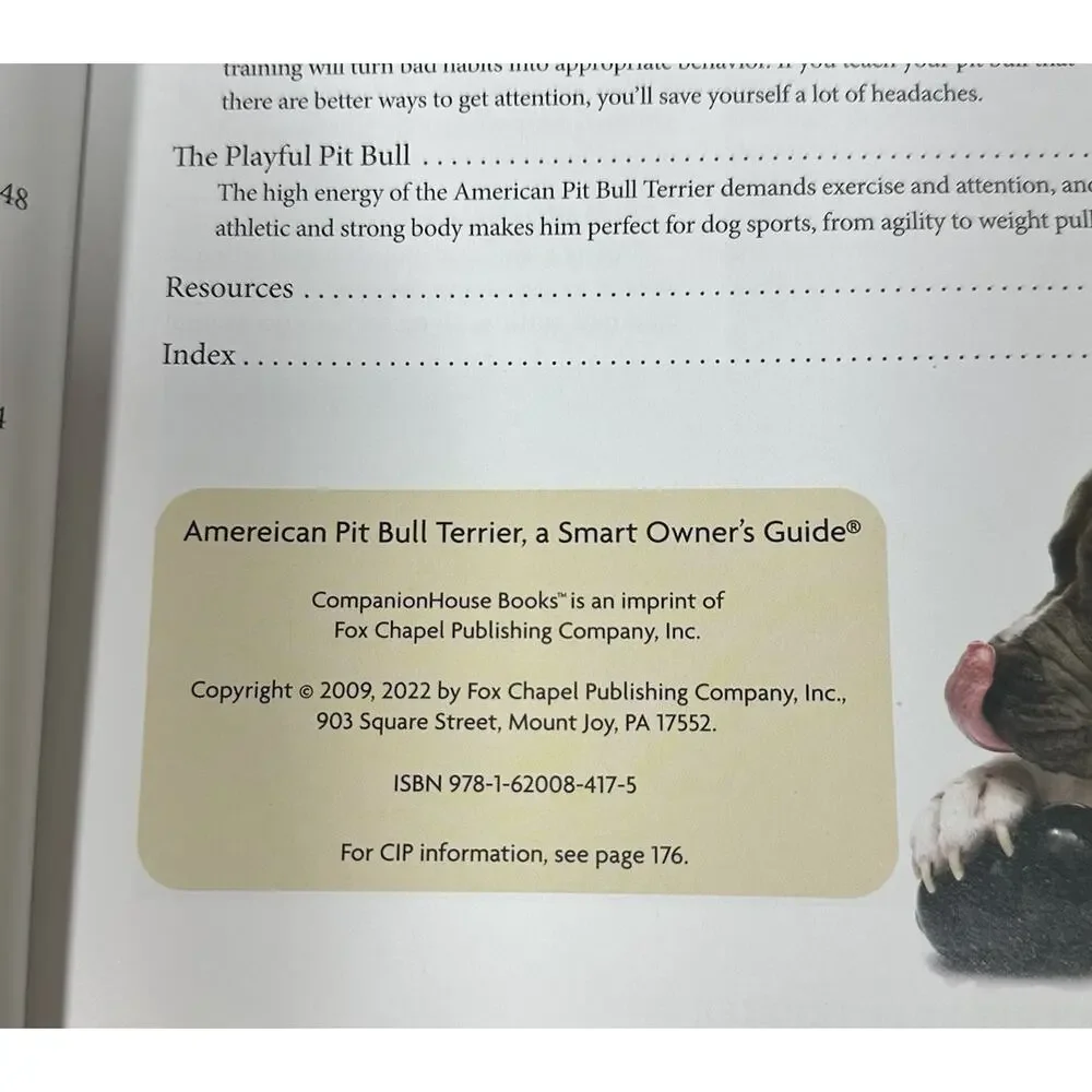American Pit Bull Terrier A Smart Owners Guide 2022 Kennel Club Books Dog Photos